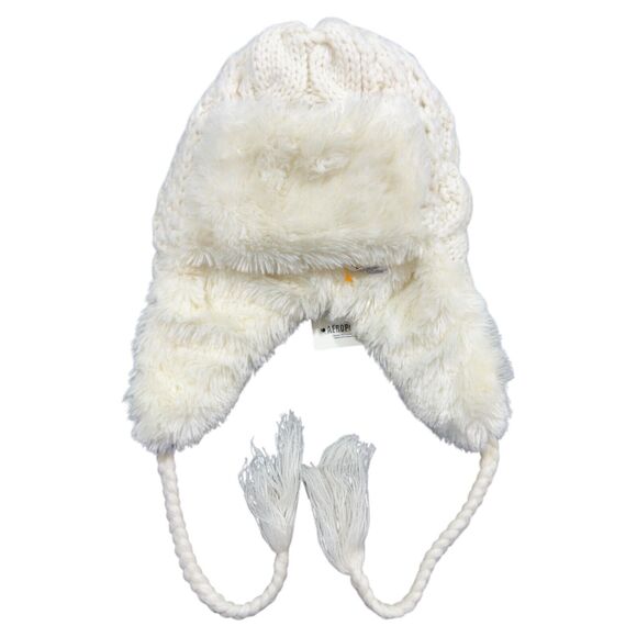 Aeropostale Hat Women's Ivory Knit Winter Thermal Warm Beanie Outdoor - One Size - Picture 1 of 7